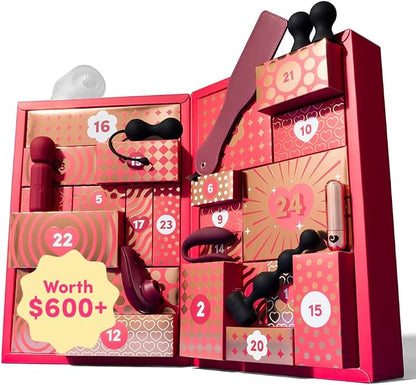 24 day Couples Advent Calendar-peek contents