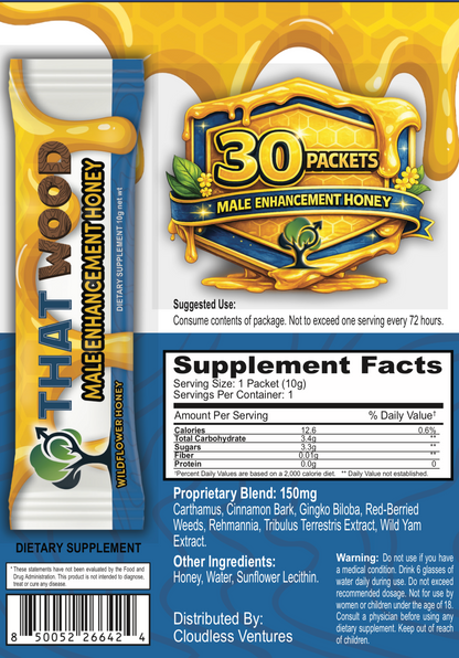 That Wood Honey Packet- Male Enhancement Supplement