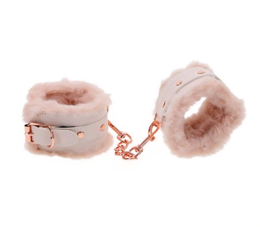Peach Fur Lined Cuffs